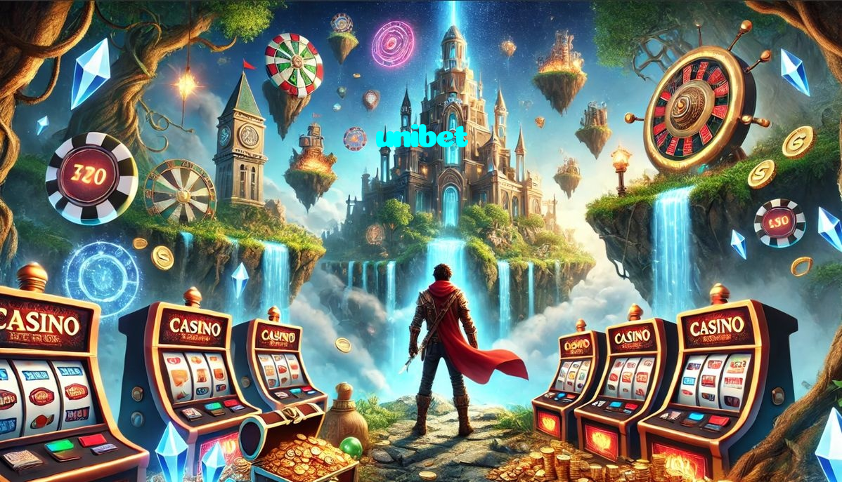 unibet casino presented on mobile device in Pakistan with slots and live games